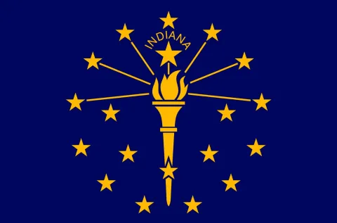 Indiana State Flag